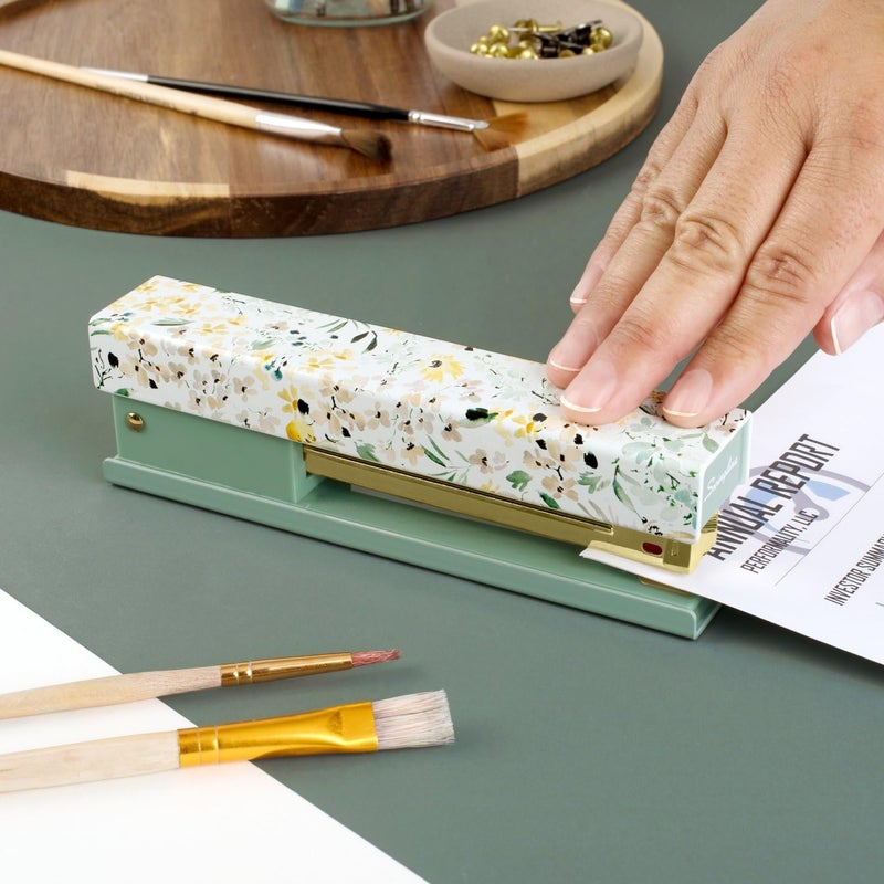 Swing Line Stapler by Leah Bisch, 20 Sheet Capacity, Full Strip, Wildflowers, Colorful Fashion Design (S700034) - Image 5